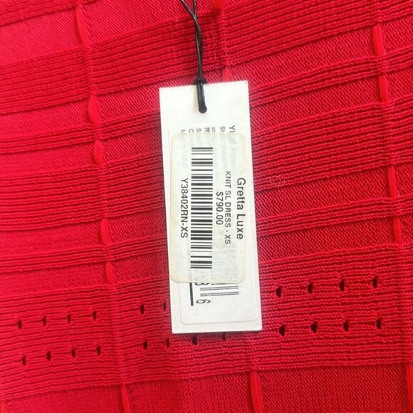 NWT Yigal Azrouel crew neck, knee length dress. 75% rayon and 25% nylon. - Picture 5 of 5